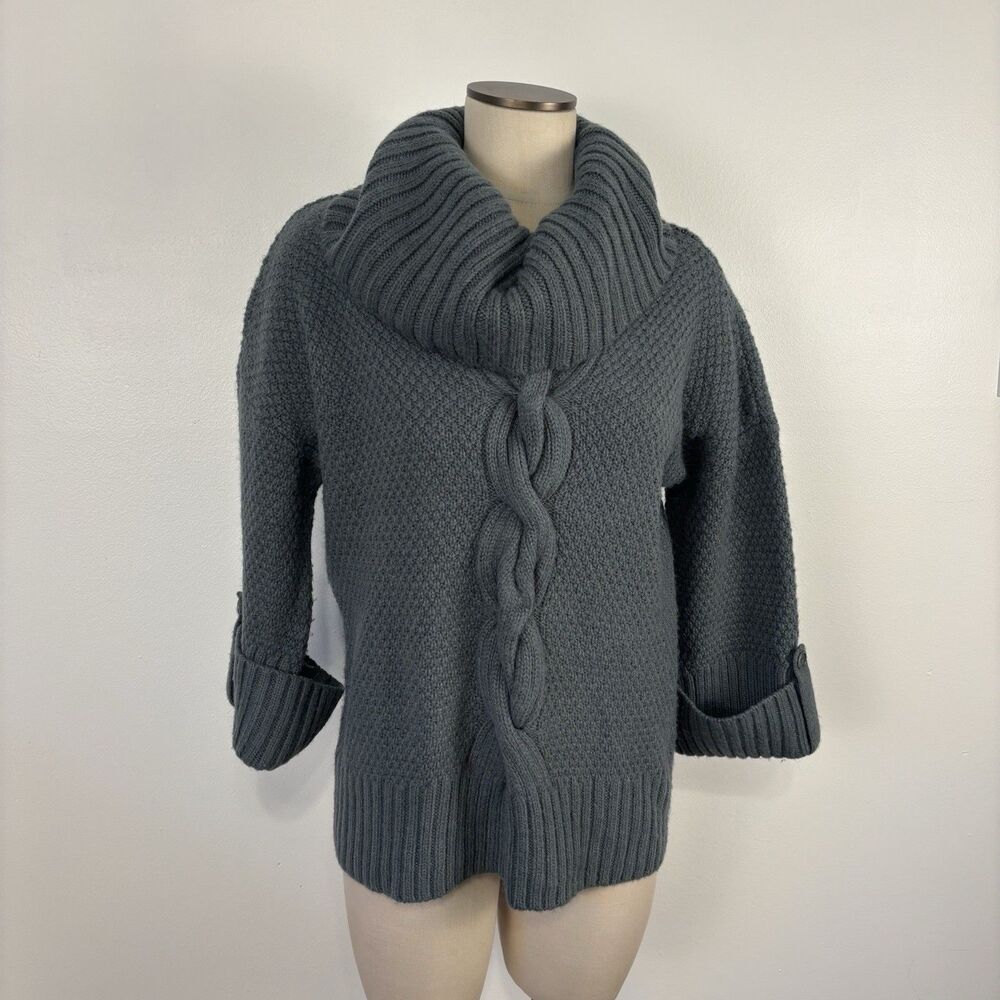 Talbots Wool Alpaca blend Women’s Medium Knitted Sweater Moss Green